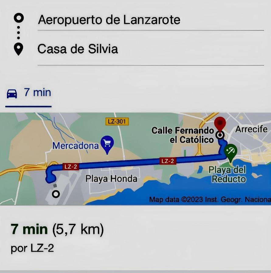 Casa De Silvia Lägenhet Arrecife  Exteriör bild